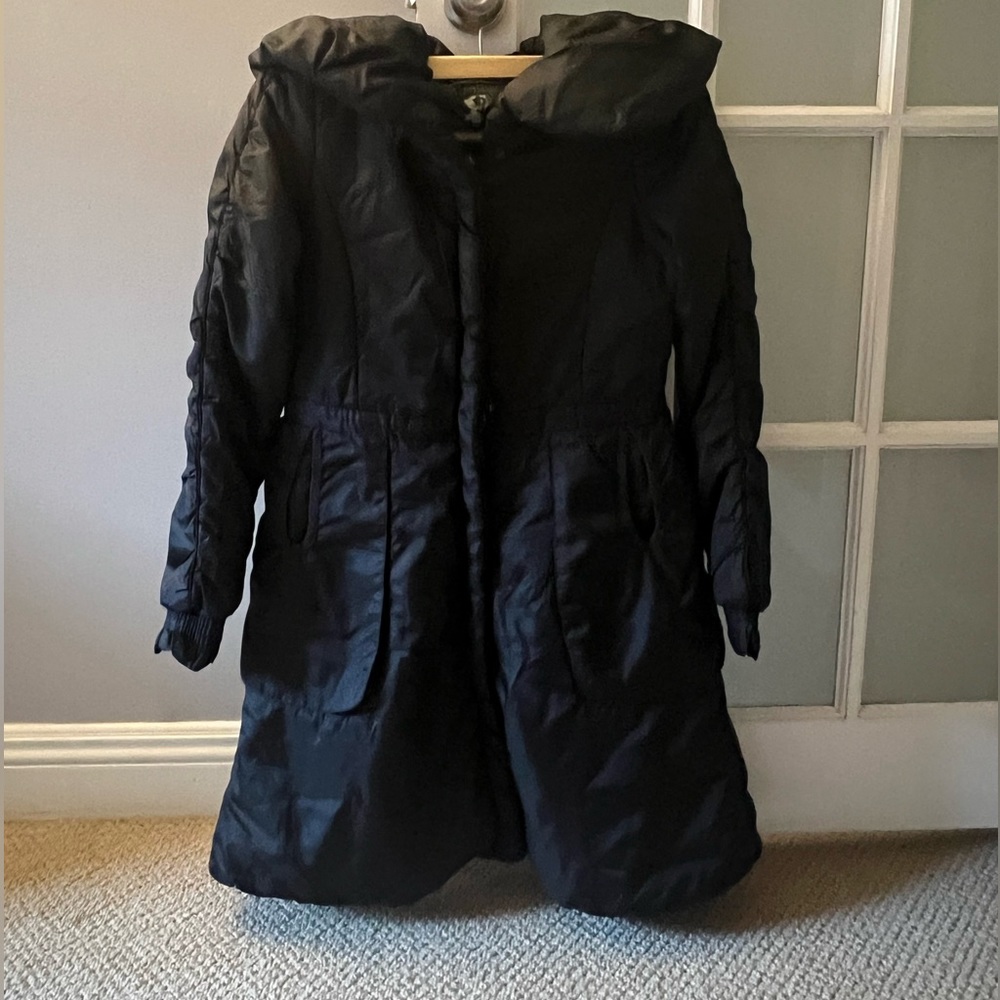 Black puffer jacket